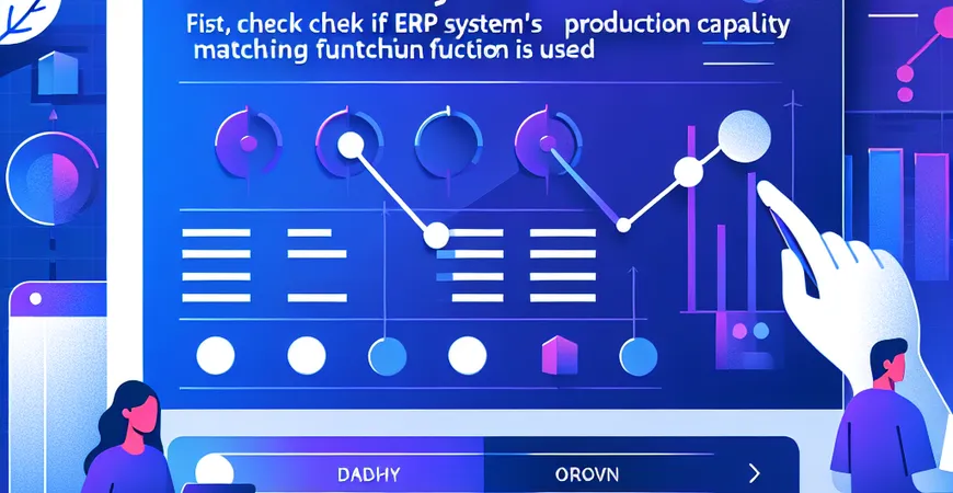 订单交付率低？先查 ERP 系统的产能匹配功能是否用对
